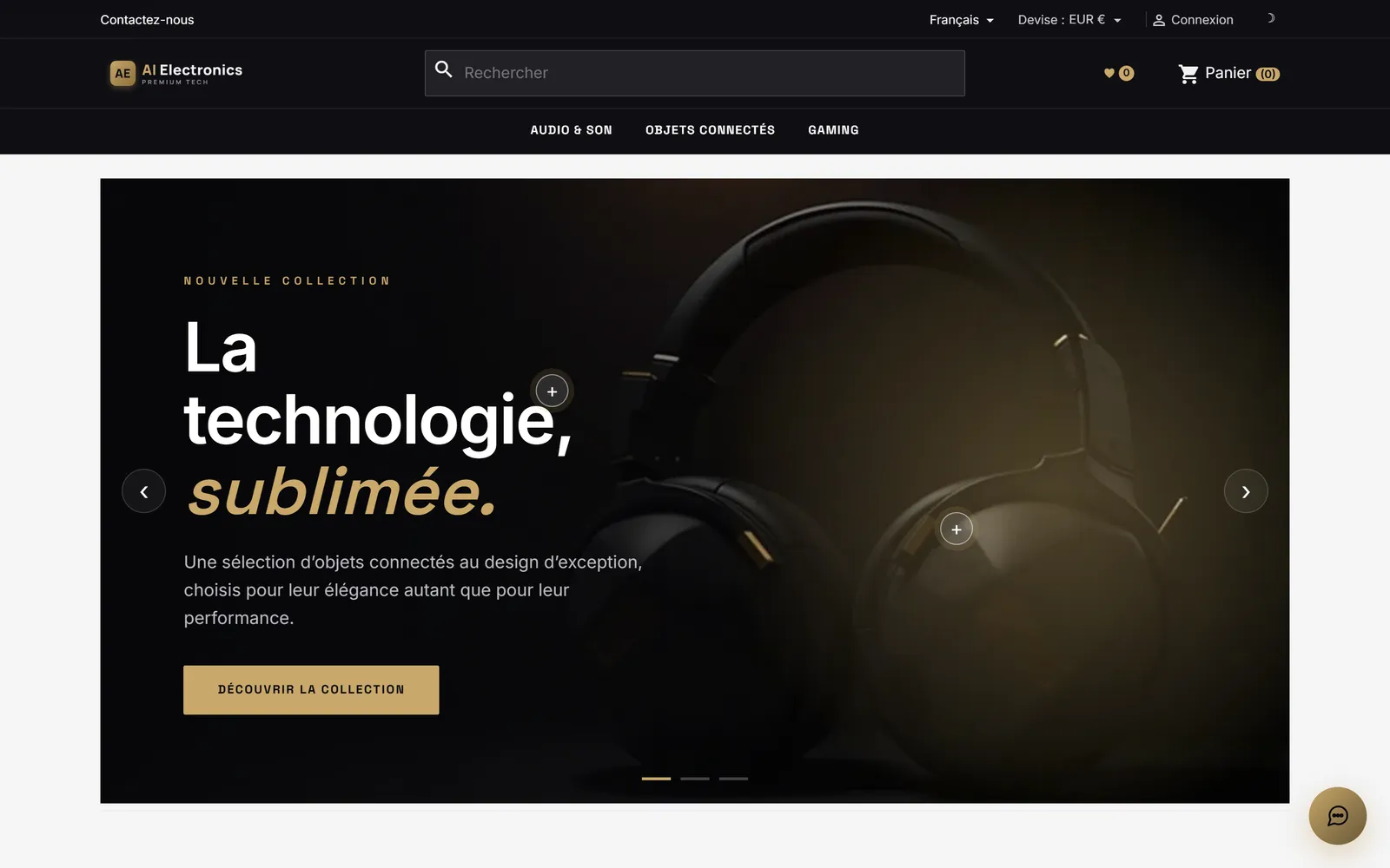 Thème PrestaShop AI Electronics