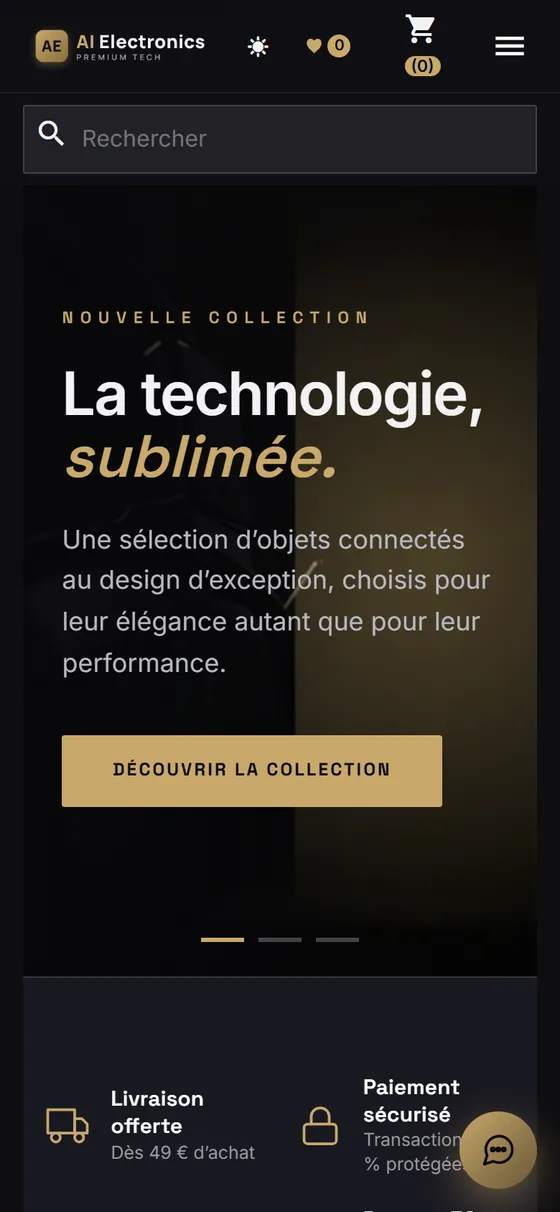 Rendu mobile